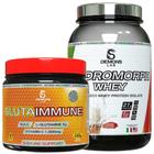 Combo Glutaimmune L- Glutamina 240g + Hydromorph Whey 900g (Baunilha) - Demons Lab