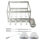 Combo Grill 4 Espetos para Churrasqueiras Pré Moldadas de 55cm de Espaço Interno - Brasa Grill