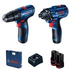 Combo gsb120-li+gdr120-li maleta plastica - BOSCH