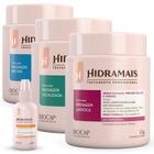 Combo Hidramais Neutro 1kg + Localizada 1kg + Drenagem Linfática 1kg + Fluído Lipodetox 250ml