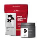 Combo Hipercalorico Mass Refil Refil 1,4kg e Creatina Monohidratada 150g - Max Titanium