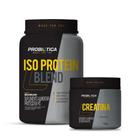 Combo Iso Protein Blend Pote 900g, Creatina 100g - Probiótica