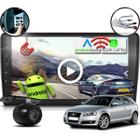 Combo Kit Central Multimidia Android MP5 9 pol + Camera ré + Chicote + Interface + Moldura A3 07/12