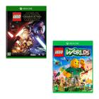 Combo LEGO Star Wars + LEGO Worlds - Xbox One em Mídia Física