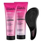 Combo Match Patrulha do Frizz: Shampoo + Condicionador + Escova para Desembaraçar