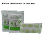 Combo Naturallys Sabonete Para Hotel 10g + Shampoo Para Hotel 2 em 1 Sache de 10 ml