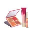 Combo Niina Secrets Luminous: Palette Multifuncional Cor 02 + Iluminador Corpo e Rosto + Gloss Labial Bronze