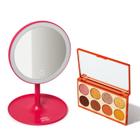 Combo Niina Secrets: Palette De Sombras Orange 5,6g + Espelho de Maquiagem com Led
