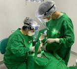 Combo Paramentação Cirurgia Odontologica tecido = 1 Campo Paciente 2 Capotes Cirúrgico ( Aventais ).