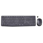 Combo sem fio teclado e mouse preto mk235