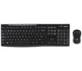 Combo sem fio teclado e mouse preto mk270 - LOGITECH