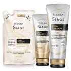 Combo Siàge Cica-Therapy: Shampoo 250ml + Refil Máscara Capilar 250g + Condicionador 200ml