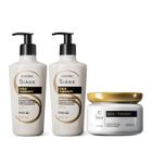 Combo Siàge Cica-Therapy: Shampoo 400ml + Condicionador 400ml + Máscara Capilar 250g