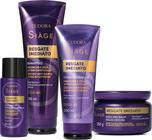 Combo Siàge Resgate Imediato (4 Itens) Kit Shampoo Condicionador Máscara Água Lamelar Cuidado Capila