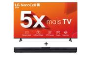 Combo Smart TV LG NanoCell AI NANO80 4K de 70" + SoundBar LG SQC1