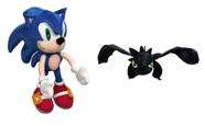 Combo Sonic E Dragão De Pelúcia Super Macia Frete Incluso