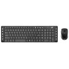 Combo Teclado e Mouse C3 Tech Sem fio Teclas Multimídia USB Preto - K-W50BK - C3TECH