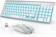 Combo Teclado e Mouse Sem Fio JOYACCESS J com Retroiluminação