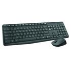 Combo Teclado+Mouse Logitech Mk235 Wireless Compact Usb Preto