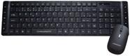 Combo teclado + mouse office cm30 preto sem fio chinamate