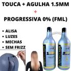 Combo Touca Com Agulha P/ Luzes + Progressiva 0% FML” Top!