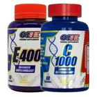 Combo Vitamina C 1000mg 60 Cápsulas + Vitamina E 400Ui 60 Cápsulas - One Pharma Supplements