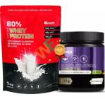 Combo Whey 1kg Concentrado + Creatina 250g Growth Supplement - GROWTH SUPPLEMENTS