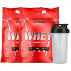 Combo Whey protein 2x Nutri Isolado Concentrado Cookie 1,8Kg Refil + Coqueteleira - Integralmedica