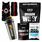 Combo Whey Protein + Creatina + Bcaa + Regata + Coqueteleira