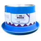 Comedouro Antiformiga para Gatos Mr. Bigode Azul, 250ml Nf Pet para Gatos, 250ml, Azul