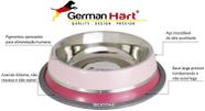 Comedouro GermanHart Dual color pequeno p/ cães