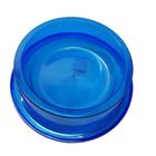 Comedouro Grande 1,9 Litros Azul Transparente Glitter - Pet Toys