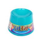 comedouro Lento para gato Cat Eat Pet Games Azul