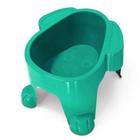 Comedouro Ou Bebedouro Elevado Pet Para Cães 300Ml Verde