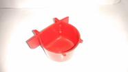 Comedouro Papagaio com Gancho - Diversas cores - Vermelho