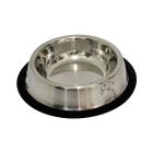 Comedouro para Cães Inox Alto Relevo M 720 ML