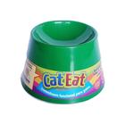 Comedouro para Gato Cat Eat Pet Games Verde