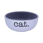 Comedouro Pet Injet Cerâmica Cat Cinza para Gatos