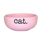 Comedouro Pet Injet Cerâmica Cat Rosa para Gatos