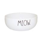 Comedouro Pet Injet Cerâmica Meow Branco para Gatos 190 ml