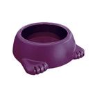 Comedouro Plástico Glamour Furacão Pet Tamanho 2 500 ml Roxo - Furacao Pet