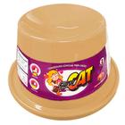 Comedouro Plástico para Gato Super Cat Marrom - 200Ml