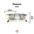 Comedouro Tigela Inox Duplo - Para Cão e Gato Pequeno