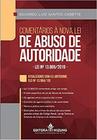 Comentarios a Nova lei de Abuso de Autoridade lei nº 13.869/2019 - JH MIZUNO