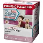 Comfortis Elanco 140 mg para Cães de 2,3 a 4 Kg e Gatos 1,4 a 2,8 Kg - 3 Comprimidos