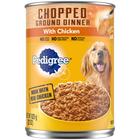 Comida para cães Pedigree, jantar moído picado, frango, 650 ml x 12