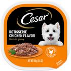 Comida úmida para cães Cesar Filets em molho de frango assado 100g x24