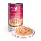 Comida úmida para gatos Catit Divine Shreds em geleia de atum com camarão