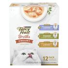 Comida úmida para gatos Fancy Feast Lickable Broth Topper 40 ml, pacote 12