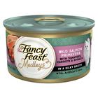 Comida úmida para gatos Fancy Feast Medleys Wild Salmon Primavera 3 onças